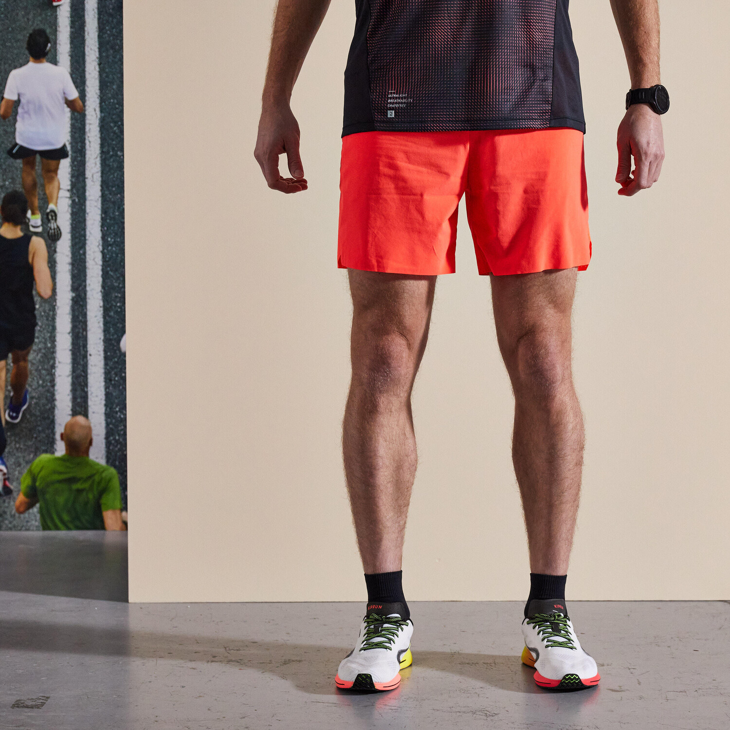 Шорты для бега Kiprun Light light лимитированная серия мужские красные, неоновый лосось
Шорты для бега Kiprun Light light лимитированная серия мужские красные, неоновый лосось