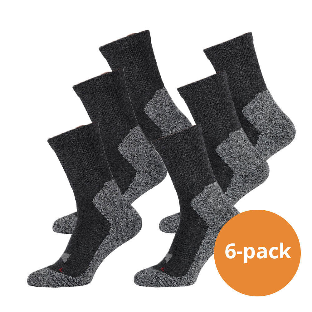 Носки Xtreme Sockswear для экстремального туризма 6 шт, антрацитовые
Носки Xtreme Sockswear для экстремального туризма 6 шт, антрацитовые