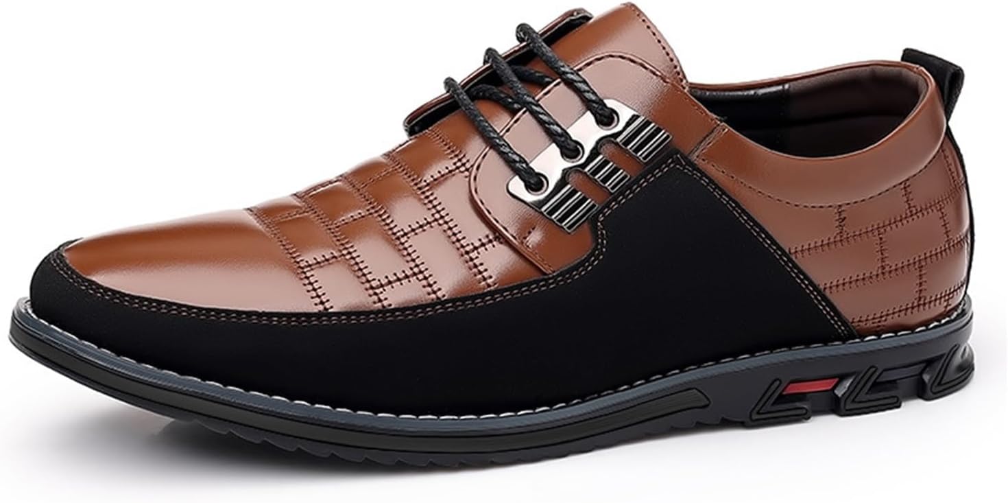 Мужские классические туфли, удобные деловые повседневные туфли-оксфорды, модные кроссовки, офисные рабочие туфли, кожаные туфли для ходьбы Dmgyck, коричневый
Мужские классические туфли, удобные деловые повседневные туфли-оксфорды, модные кроссовки, офисные рабочие туфли, кожаные туфли для ходьбы Dmgyck, коричневый