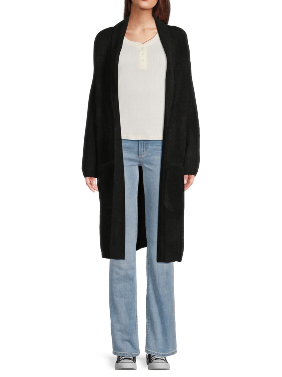 Клетчатый кардиган с открытым передом Joe's Jeans, черный
Клетчатый кардиган с открытым передом Joe's Jeans, черный