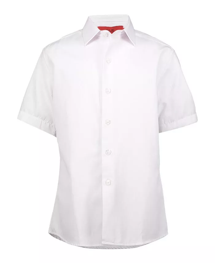 Белая рубашка с коротким рукавом в горошек для мальчиков, приталенный крой Elie Balleh, белый
Белая рубашка с коротким рукавом в горошек для мальчиков, приталенный крой Elie Balleh, белый