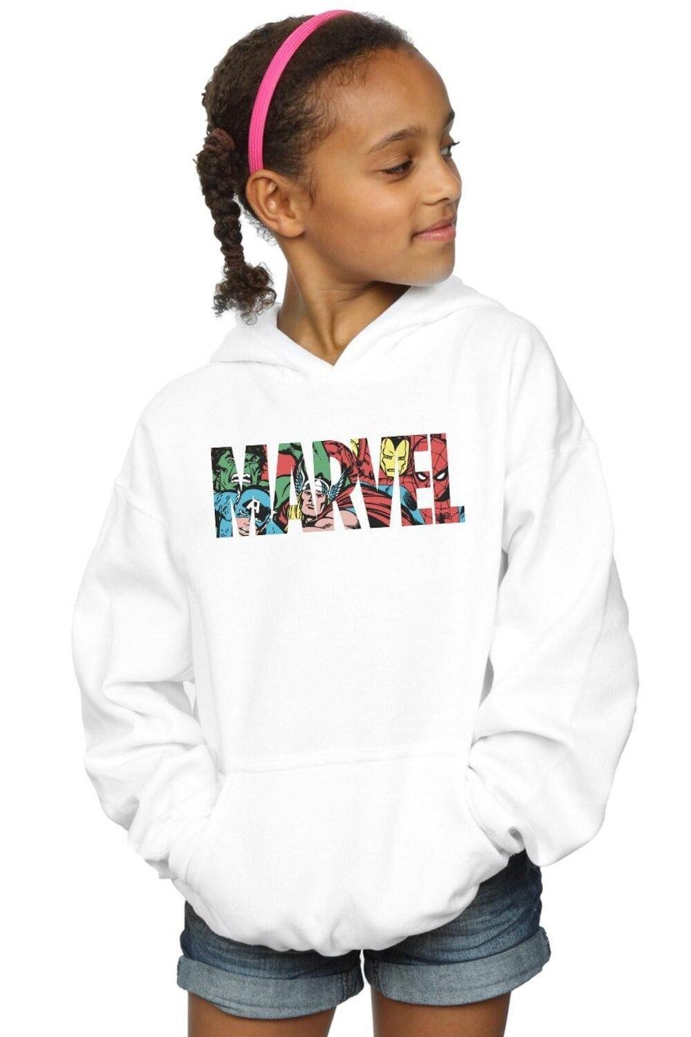 Толстовка с логотипом и наполнением Marvel Comics, белый
Толстовка с логотипом и наполнением Marvel Comics, белый