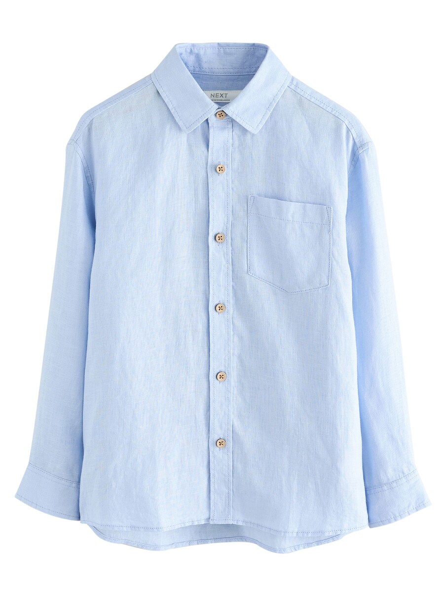 Рубашка на пуговицах классического кроя Next, светло-синий
Рубашка на пуговицах классического кроя Next, светло-синий