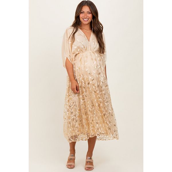 Платье-Миди для беременных из вышитого тюля с V-образным вырезом и рукавами «летучая мышь». Pinkblush, Gold
Платье-Миди для беременных из вышитого тюля с V-образным вырезом и рукавами «летучая мышь». Pinkblush, Gold