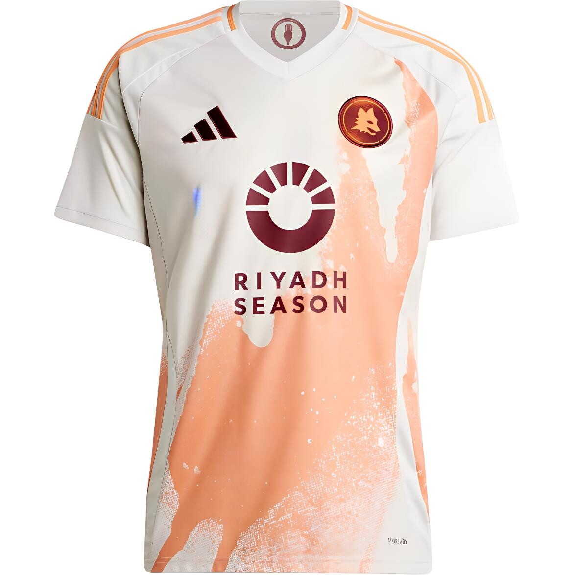 Футбольная майка мужская белая/оранжевая Adidas, белый/оранжевый 
Футбольная майка мужская белая/оранжевая Adidas, белый/оранжевый