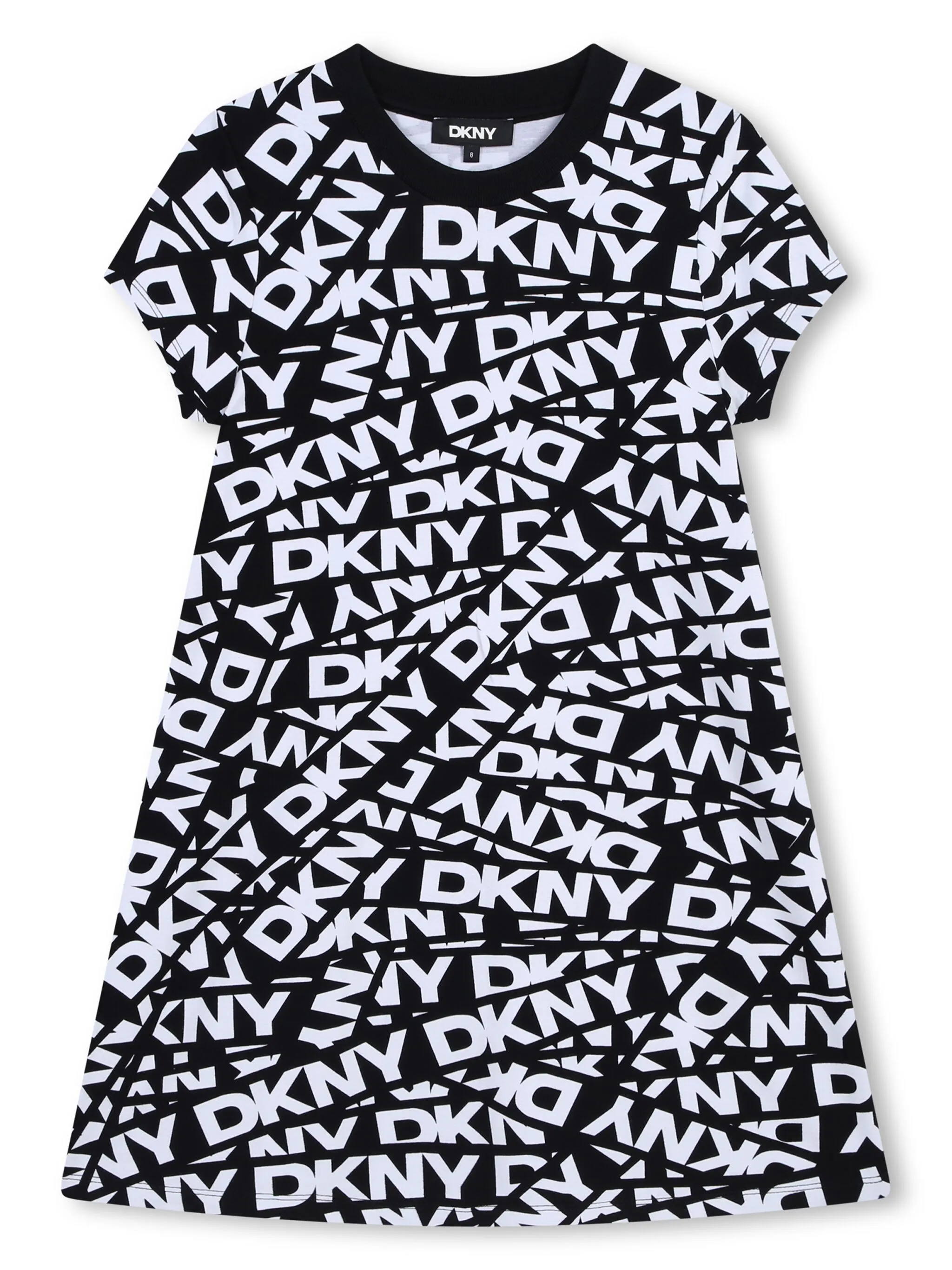 Платье с короткими рукавами и логотипом Dkny Kids, черный
Платье с короткими рукавами и логотипом Dkny Kids, черный