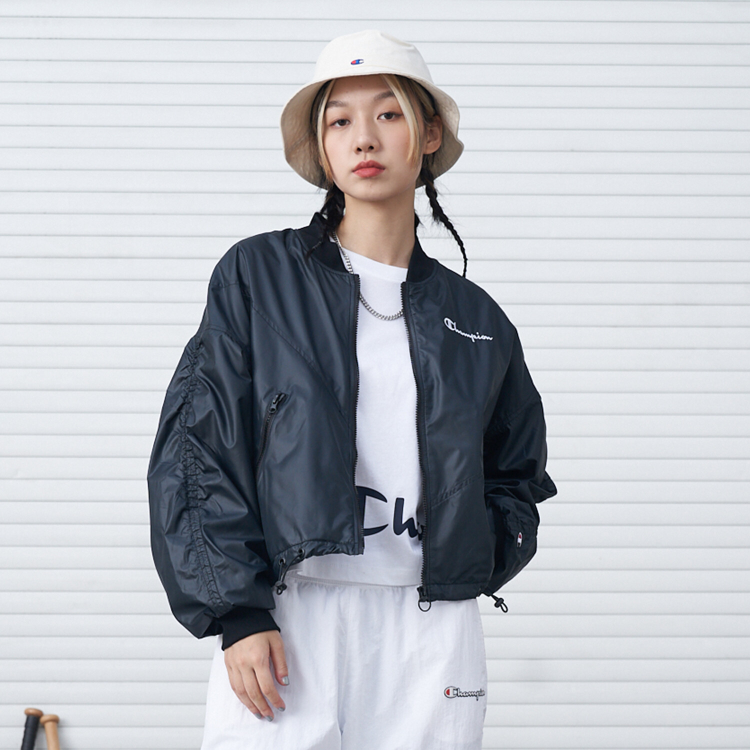 Чемпионская женская бейсбольная майка Champion, цвет Black 
Чемпионская женская бейсбольная майка Champion, цвет Black