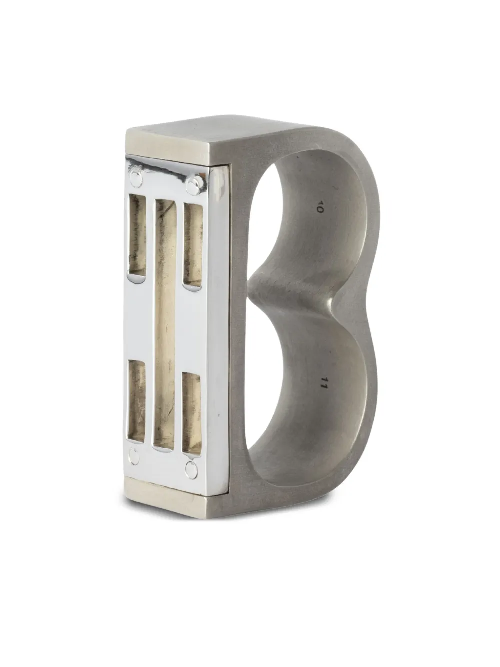 Кольцо Plate Double Sugarmans Punchout Parts of Four, серебряный
Кольцо Plate Double Sugarmans Punchout Parts of Four, серебряный