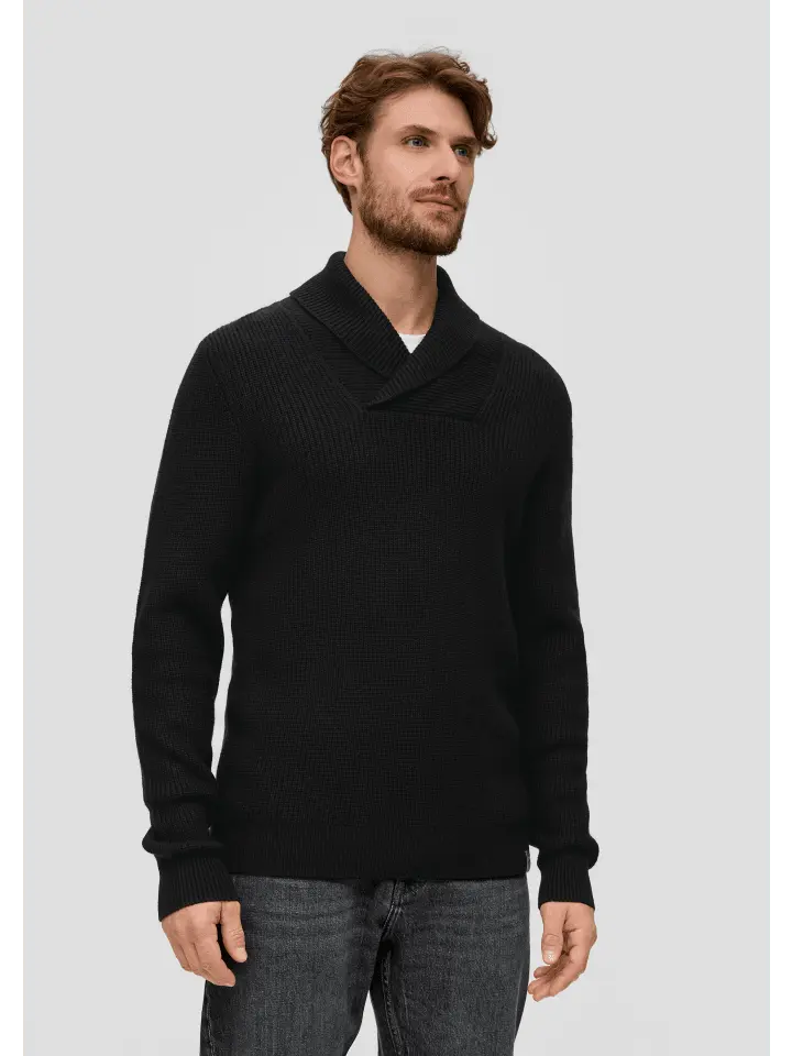 Пуловер sOliver Strick langarm, черный 
Пуловер sOliver Strick langarm, черный