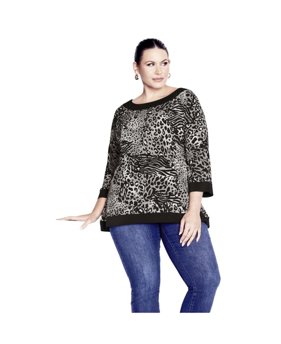 Женский топ Tessa AVENUE, Mono animal mix
Женский топ Tessa AVENUE, Mono animal mix