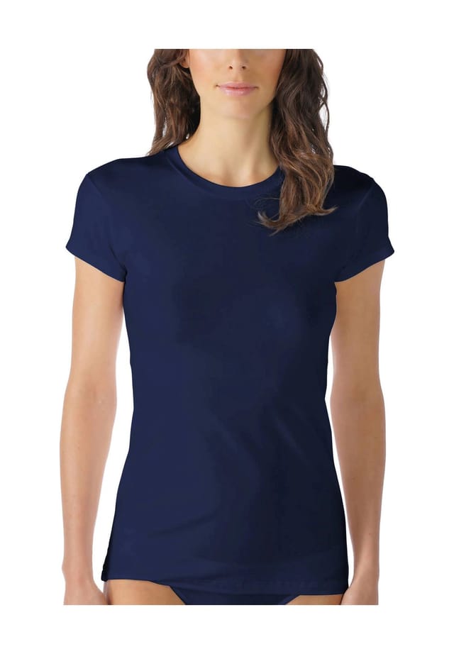 Майка из чистого хлопка с коротким рукавом и круглым вырезом Mey, синий
Майка из чистого хлопка с коротким рукавом и круглым вырезом Mey, синий