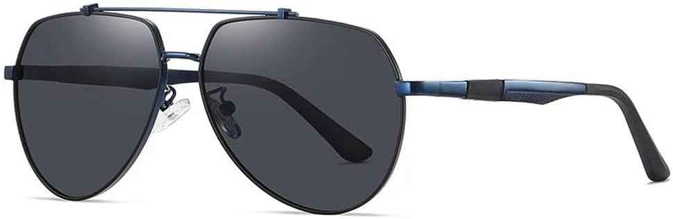 Мужские солнцезащитные очки UV400 с защитой от солнца, металлическая оправа с двойным дужком, большая оправа, ретро-стиль, для рыбалки HVTVTLA, Blue Black
Мужские солнцезащитные очки UV400 с защитой от солнца, металлическая оправа с двойным дужком, большая оправа, ретро-стиль, для рыбалки HVTVTLA, Blue Black