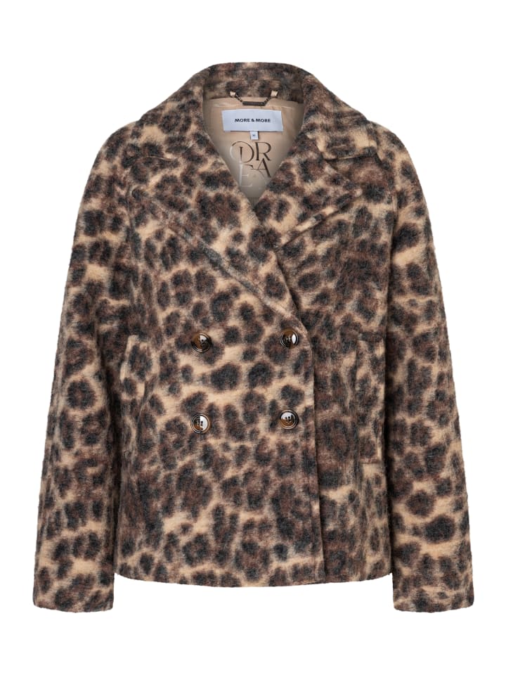 стильная куртка с размытым лео-принтом More & More
стильная куртка с размытым лео-принтом More & More