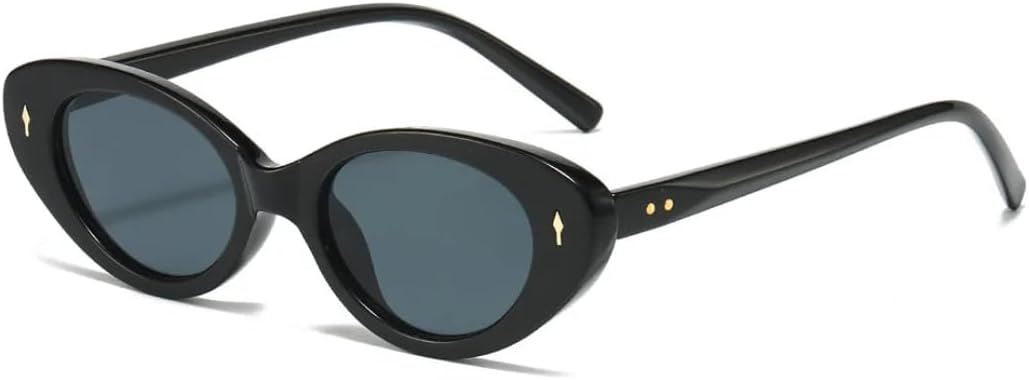 Ретро-солнцезащитные очки «кошачий глаз» для женщин, модные оттенки конфетных цветов, защита от УФ-излучения UV400; мужские модные очки с заклепками в стиле панк TVTBBVV, Black Black
Ретро-солнцезащитные очки «кошачий глаз» для женщин, модные оттенки конфетных цветов, защита от УФ-излучения UV400; мужские модные очки с заклепками в стиле панк TVTBBVV, Black Black