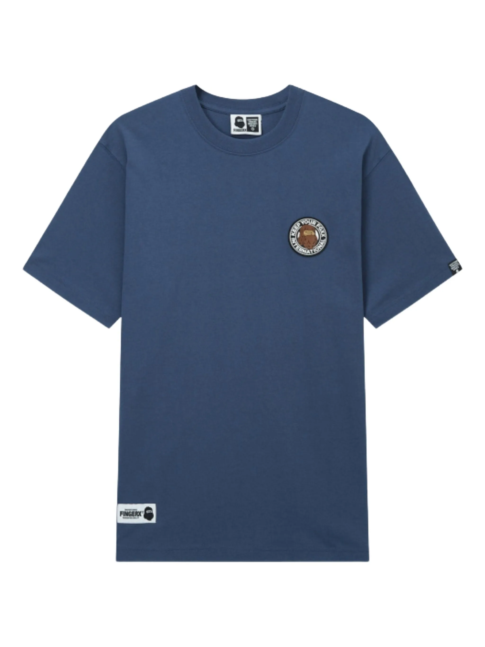 Футболка с вышитым логотипом Fingercroxx, синий
Футболка с вышитым логотипом Fingercroxx, синий