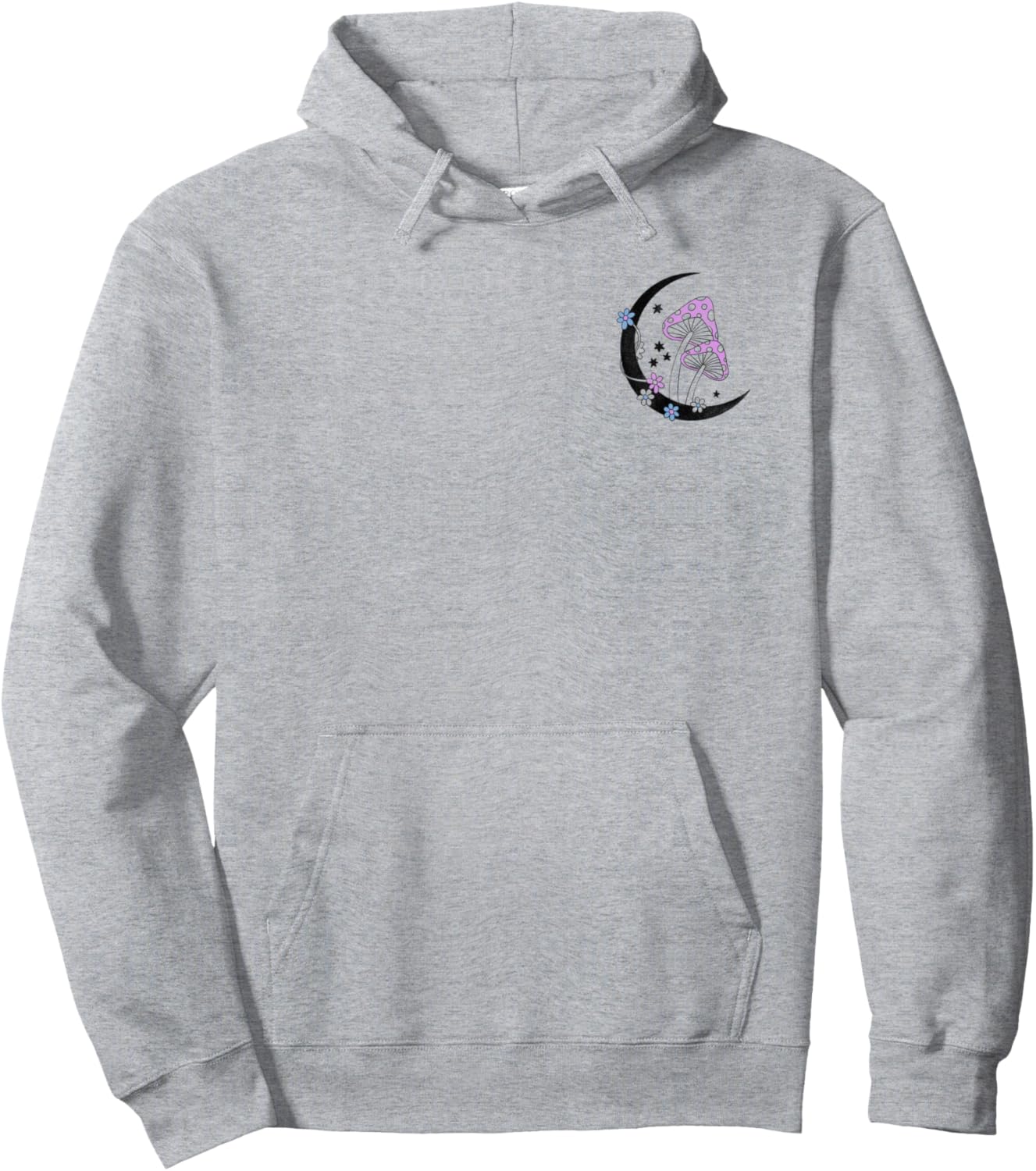 Толстовка с изображением полумесяца, прорастающих цветов и грибов Trendy Apparel, серый
Толстовка с изображением полумесяца, прорастающих цветов и грибов Trendy Apparel, серый