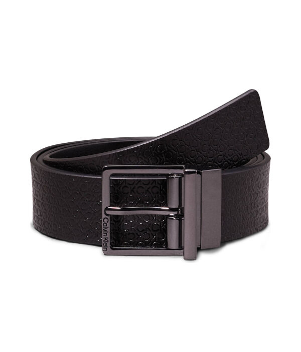 Ремень мужской Calvin Klein двусторонний кожаный с тиснением из монограмм, черный
Ремень мужской Calvin Klein двусторонний кожаный с тиснением из монограмм, черный