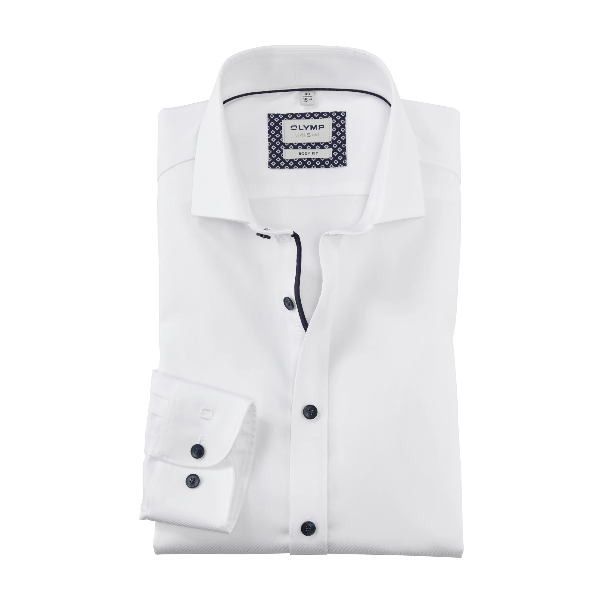 Деловая рубашка OLYMP "Level Five Body Fit", белый 
Деловая рубашка OLYMP "Level Five Body Fit", белый