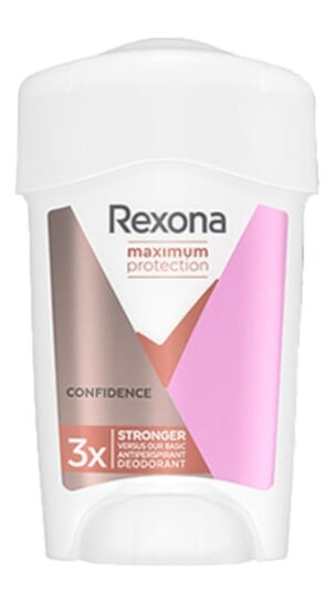 Блокатор пота в кремовом стике для женщин 45мл Rexona Maximum Protection Confidence
Блокатор пота в кремовом стике для женщин 45мл Rexona Maximum Protection Confidence