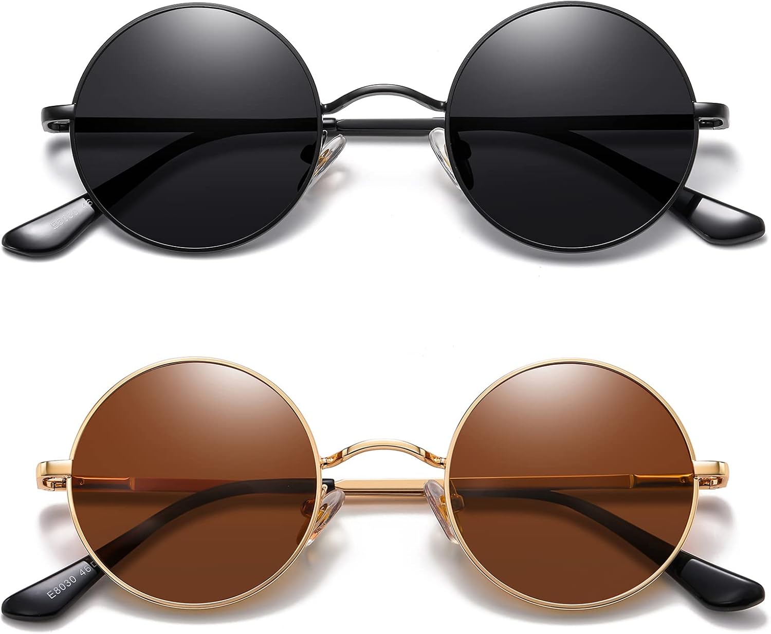 Солнцезащитные очки MEETSUN маленькие круглые поляризованные для мужчин и женщин, металлические, в стиле ретро, хиппи, круглые, для вождения, фестивалей, косплея, UV400, Black / Gray + Gold / Brown
Солнцезащитные очки MEETSUN маленькие круглые поляризованные для мужчин и женщин, металлические, в стиле ретро, хиппи, круглые, для вождения, фестивалей, косплея, UV400, Black / Gray + Gold / Brown