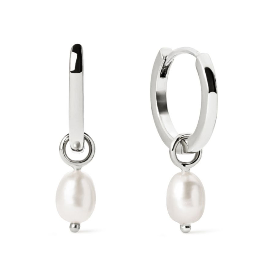 Серьги-кольца Pearl Huggie Hoops - Frida Ana Luisa, Silver, silver
Серьги-кольца Pearl Huggie Hoops - Frida Ana Luisa, Silver, silver