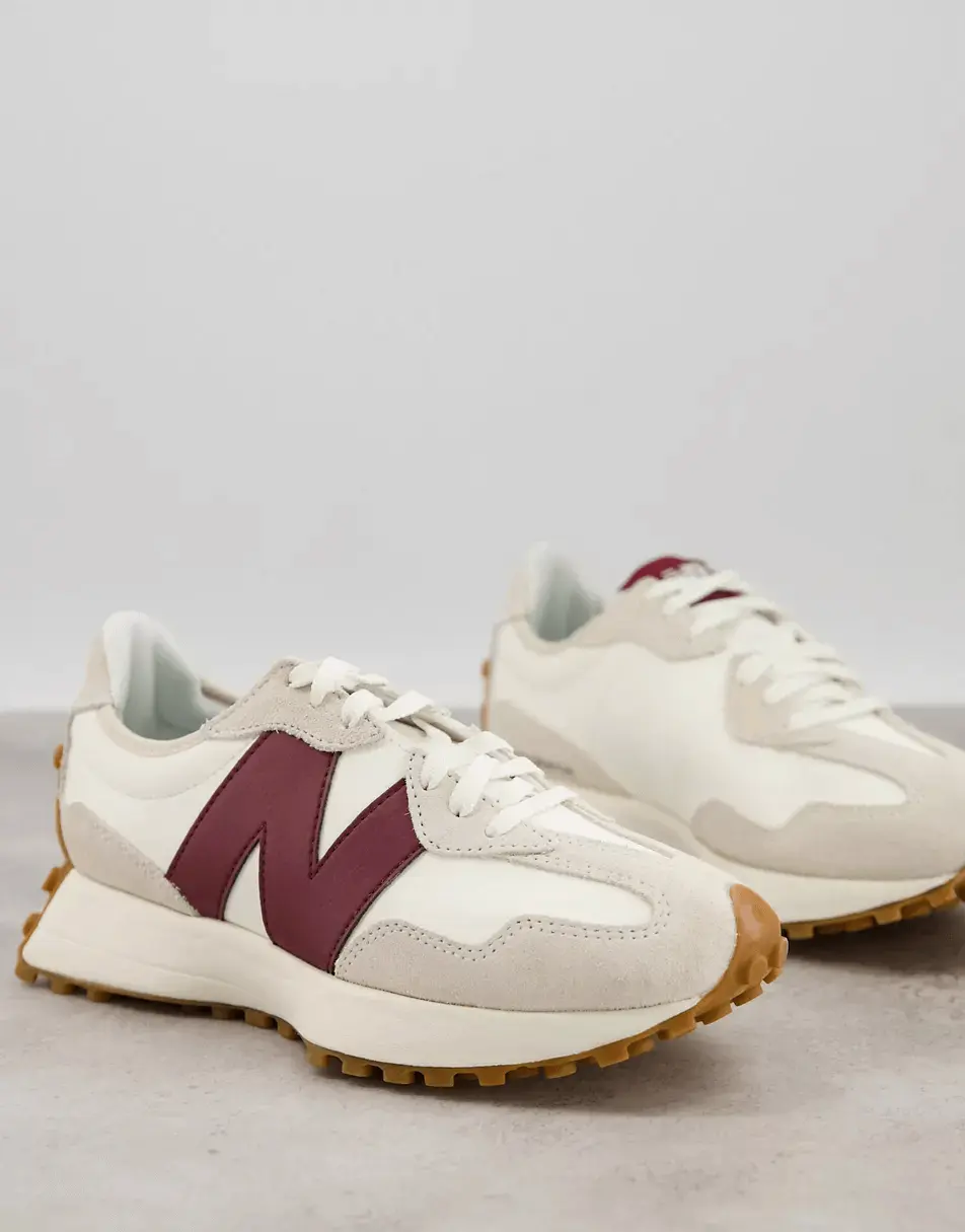Женские кроссовки New Balance 327, белый/бордовый
Женские кроссовки New Balance 327, белый/бордовый