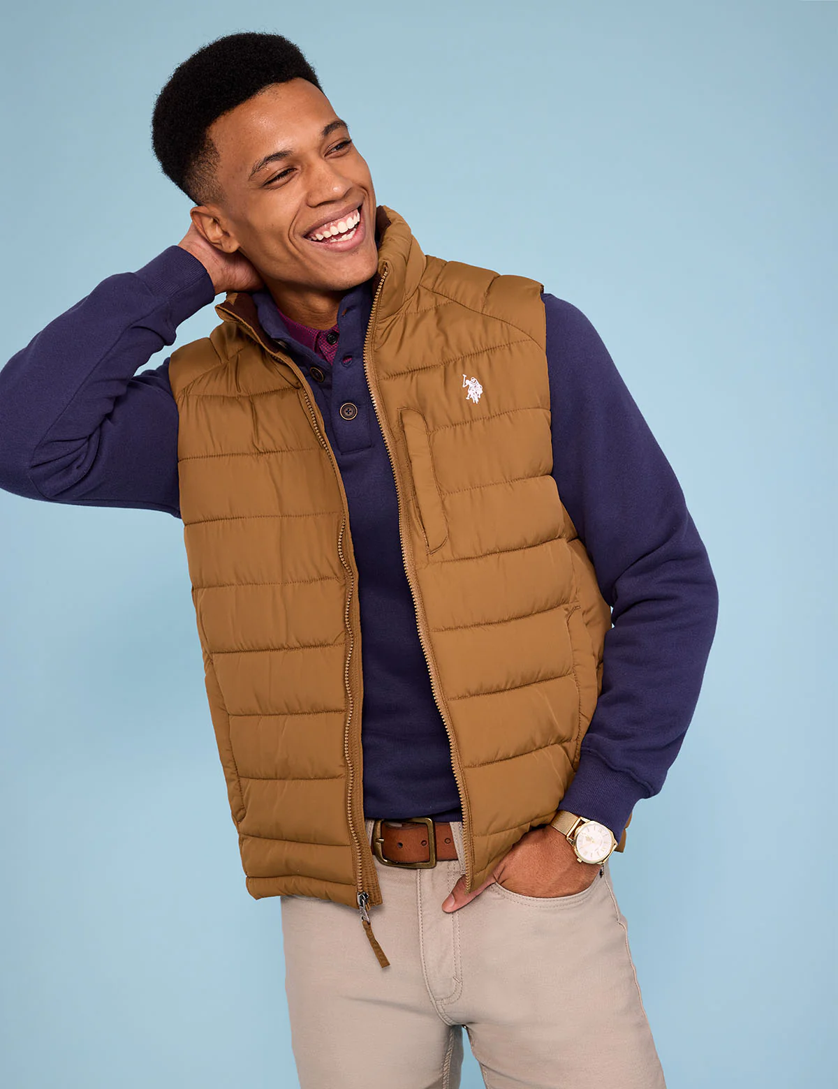 Утепленный жилет U.S. Polo Assn Channel Quilted Packable, коричневый
Утепленный жилет U.S. Polo Assn Channel Quilted Packable, коричневый