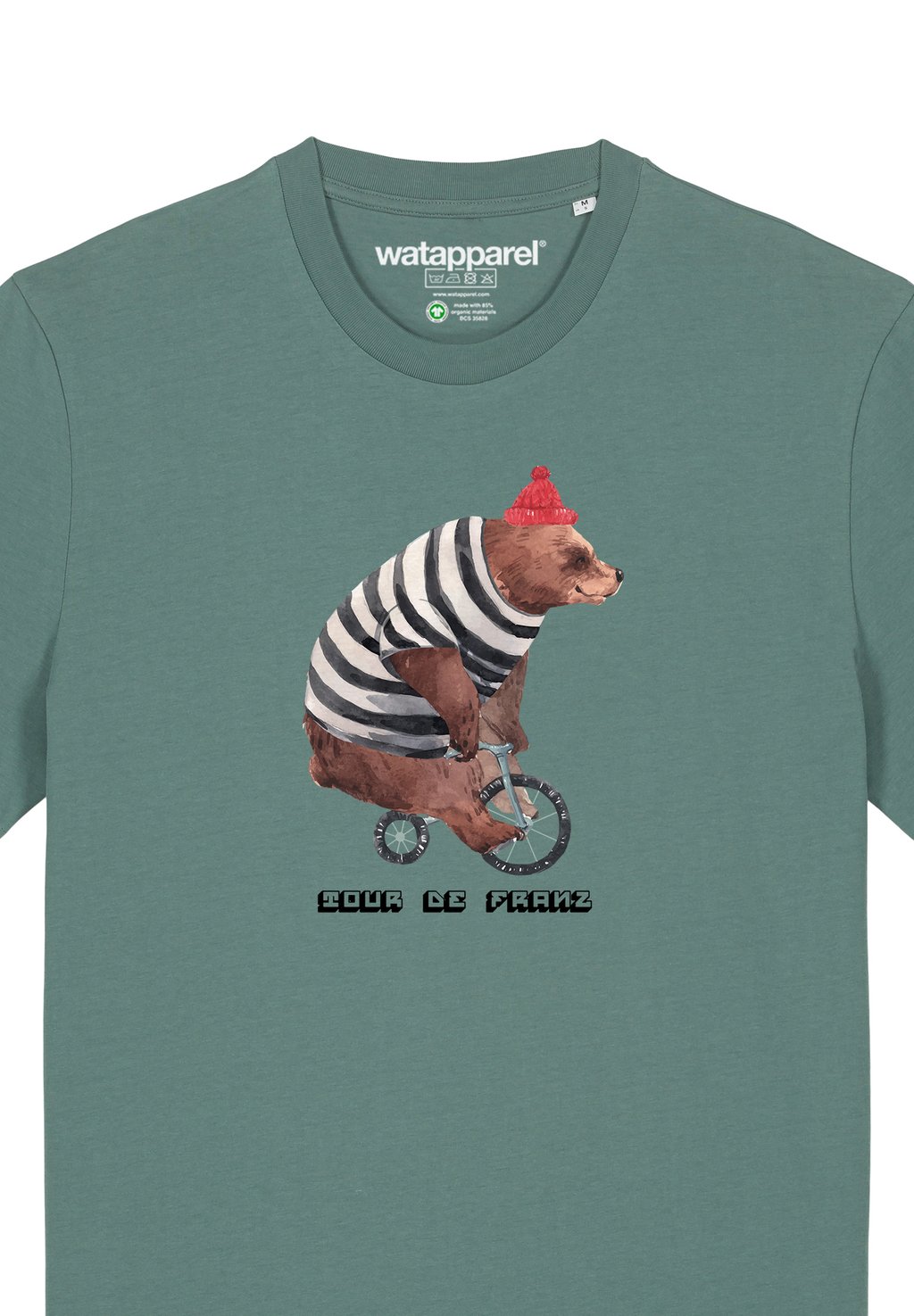 Футболка с принтом TOUR DE FRANZ watapparel, темно-зеленый
Футболка с принтом TOUR DE FRANZ watapparel, темно-зеленый