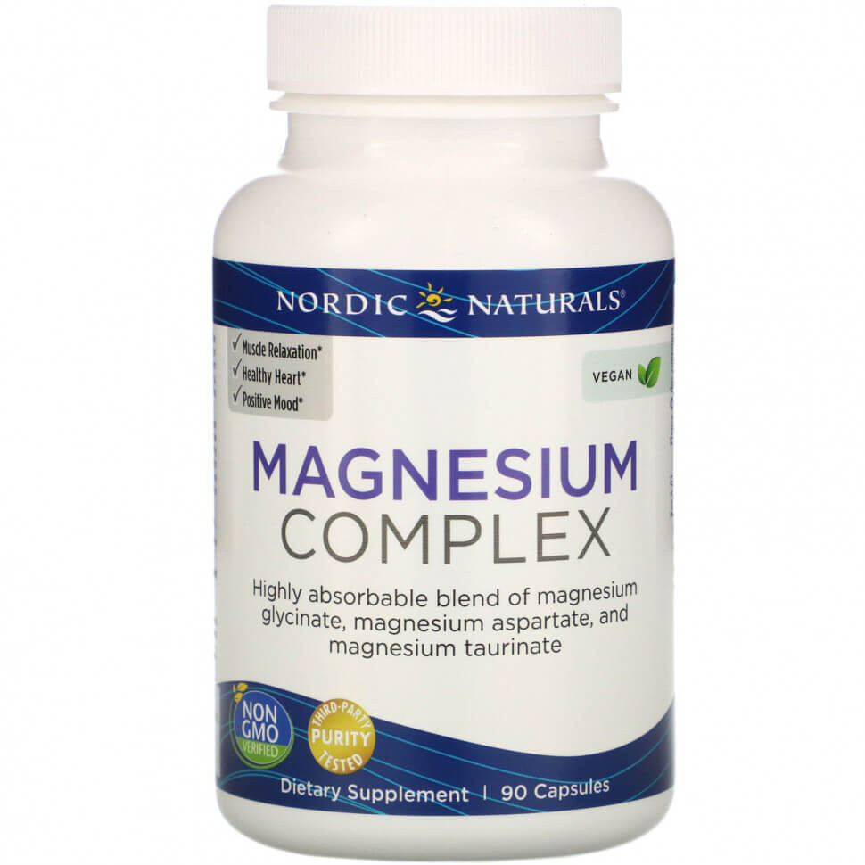 Комплекс магния Nordic Naturals Magnesium, 90 капсул
Комплекс магния Nordic Naturals Magnesium, 90 капсул