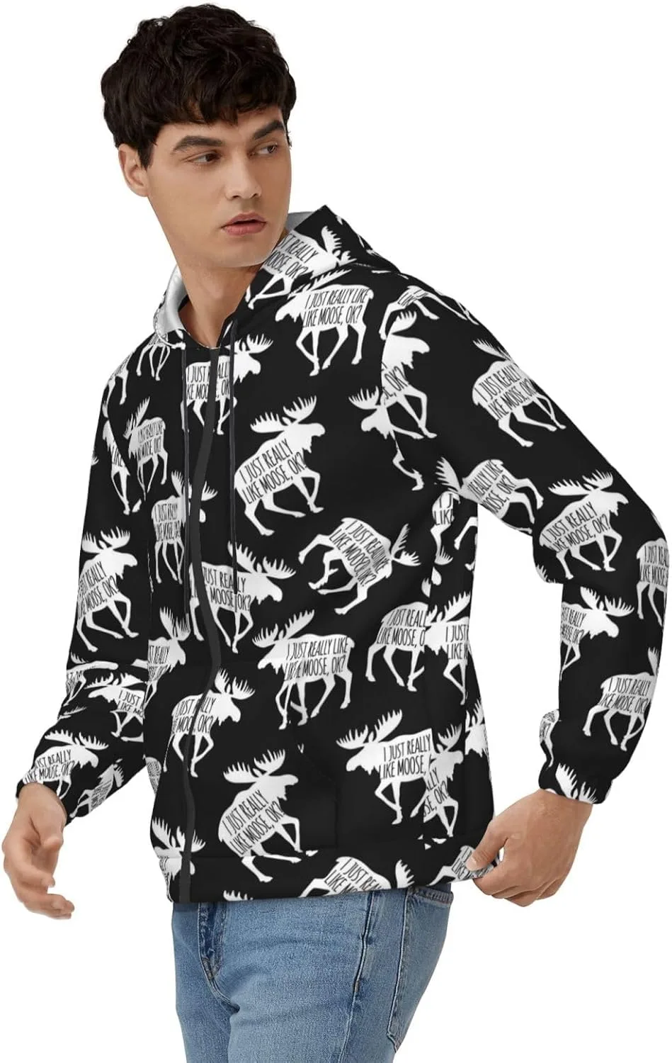 Мужская толстовка с капюшоном на молнии KATVEESC
Мужская толстовка с капюшоном на молнии KATVEESC