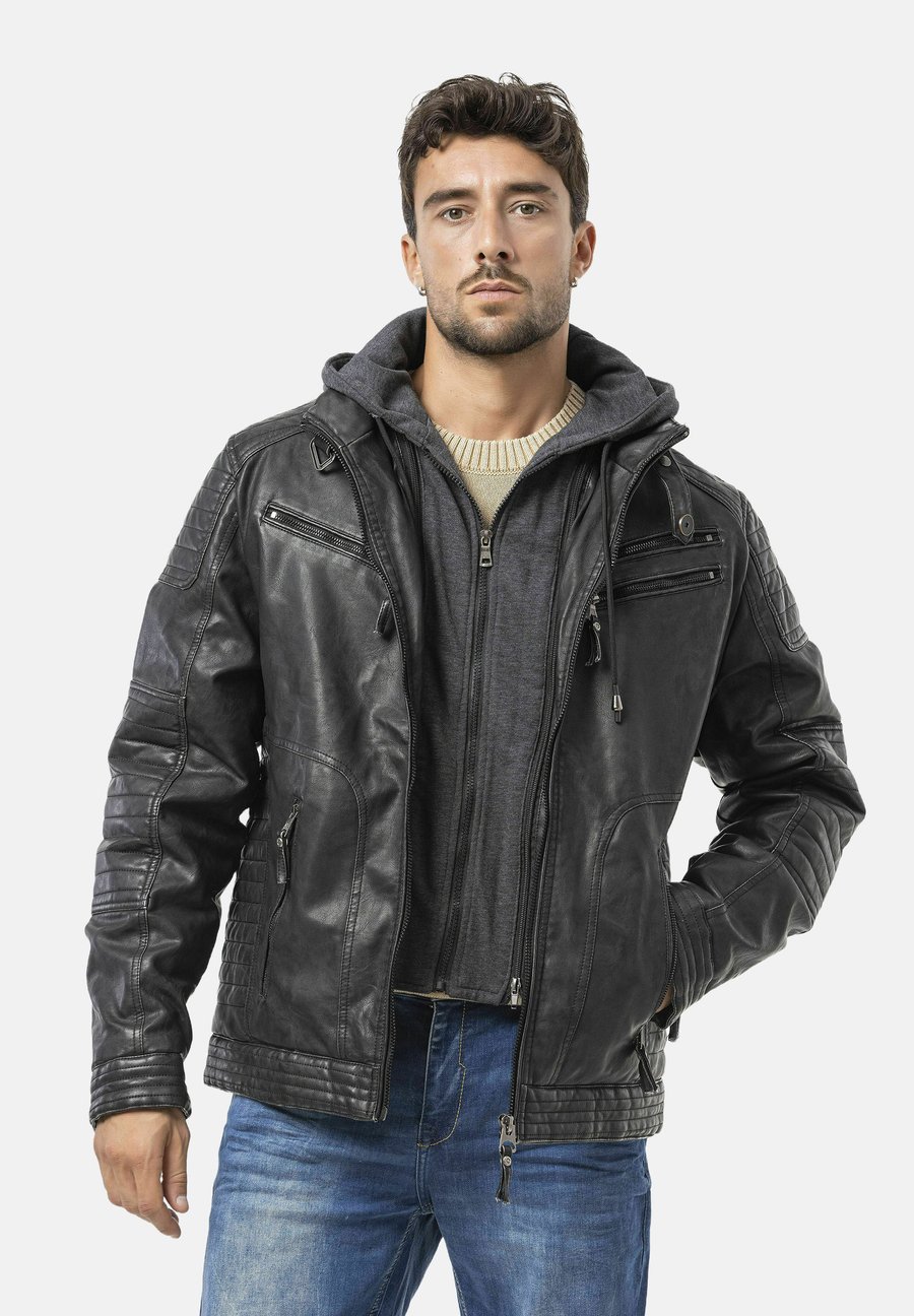 Куртка Cipo & Baxx Faux leather jacket, Anthrazit/Anthracite
Куртка Cipo & Baxx Faux leather jacket, Anthrazit/Anthracite