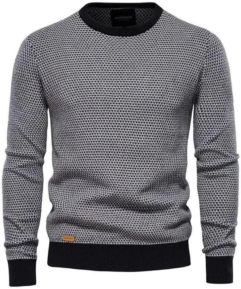 Мужской свитер SWEPER — хлопковый вязаный пуловер
Мужской свитер SWEPER — хлопковый вязаный пуловер