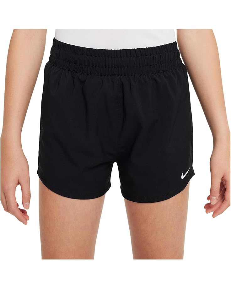 Шорты Nike Kids Dri-FIT One Woven High-Waisted Training Shorts, черный/белый 
Шорты Nike Kids Dri-FIT One Woven High-Waisted Training Shorts, черный/белый