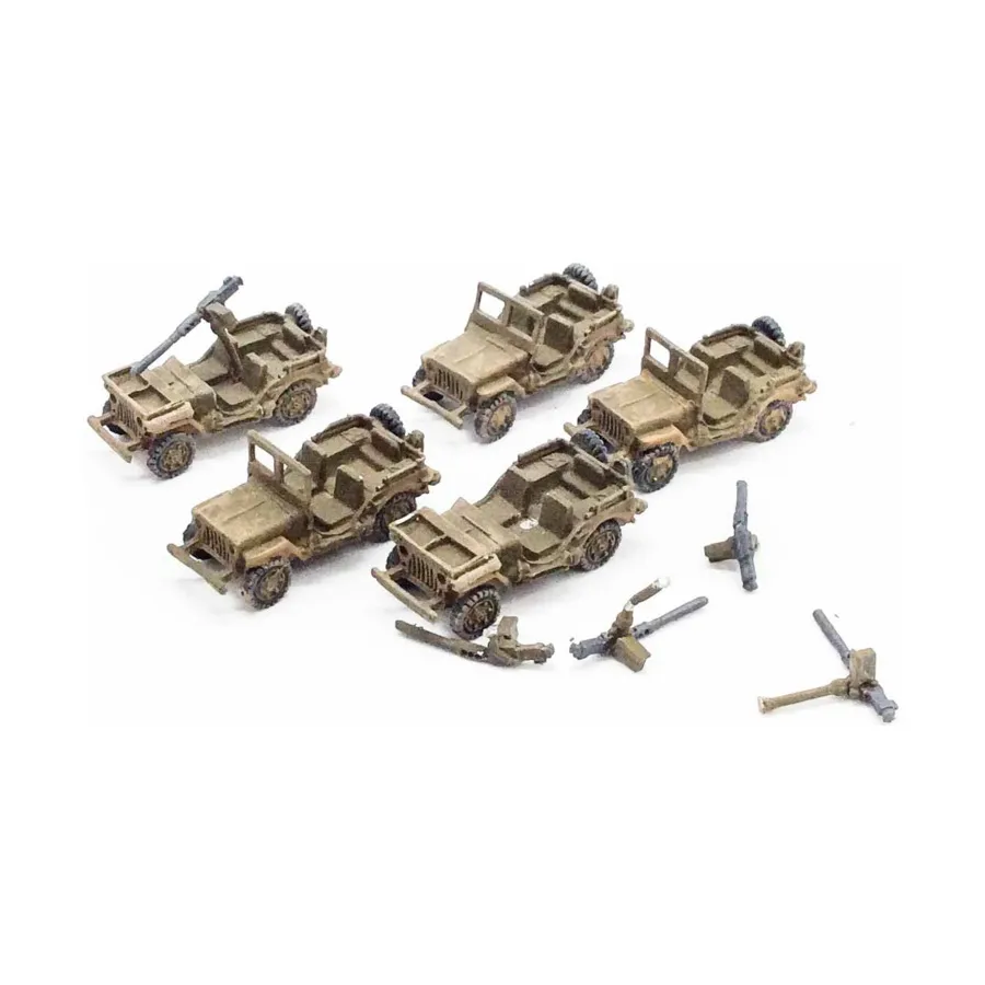 Коллекция джипов США времен Второй мировой войны №1, Miscellaneous Historical Miniatures - Loose Miniatures (15mm) (Unidentifiable Manufacturer)
Коллекция джипов США времен Второй мировой войны №1, Miscellaneous Historical Miniatures - Loose Miniatures (15mm) (Unidentifiable Manufacturer)