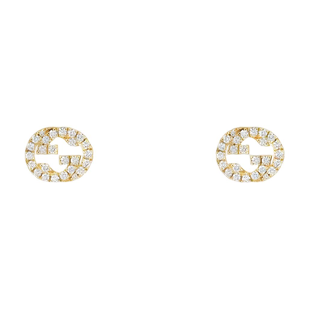 Серьги-гвоздики interlocking diamond 18k GUCCI, золото
Серьги-гвоздики interlocking diamond 18k GUCCI, золото