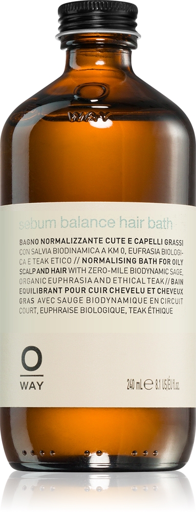 Мягкое очищающее средство для восстановления баланса жирных волос и кожи головы Oway, 240 мл
Мягкое очищающее средство для восстановления баланса жирных волос и кожи головы Oway, 240 мл