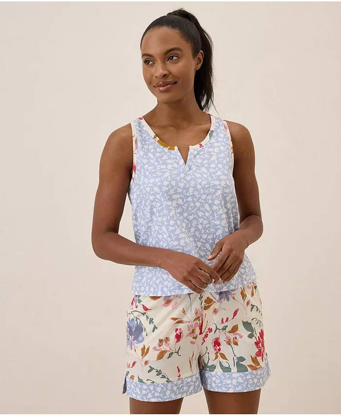 Женская пижамная майка Staycation из органического хлопка Pact, синий
Женская пижамная майка Staycation из органического хлопка Pact, синий