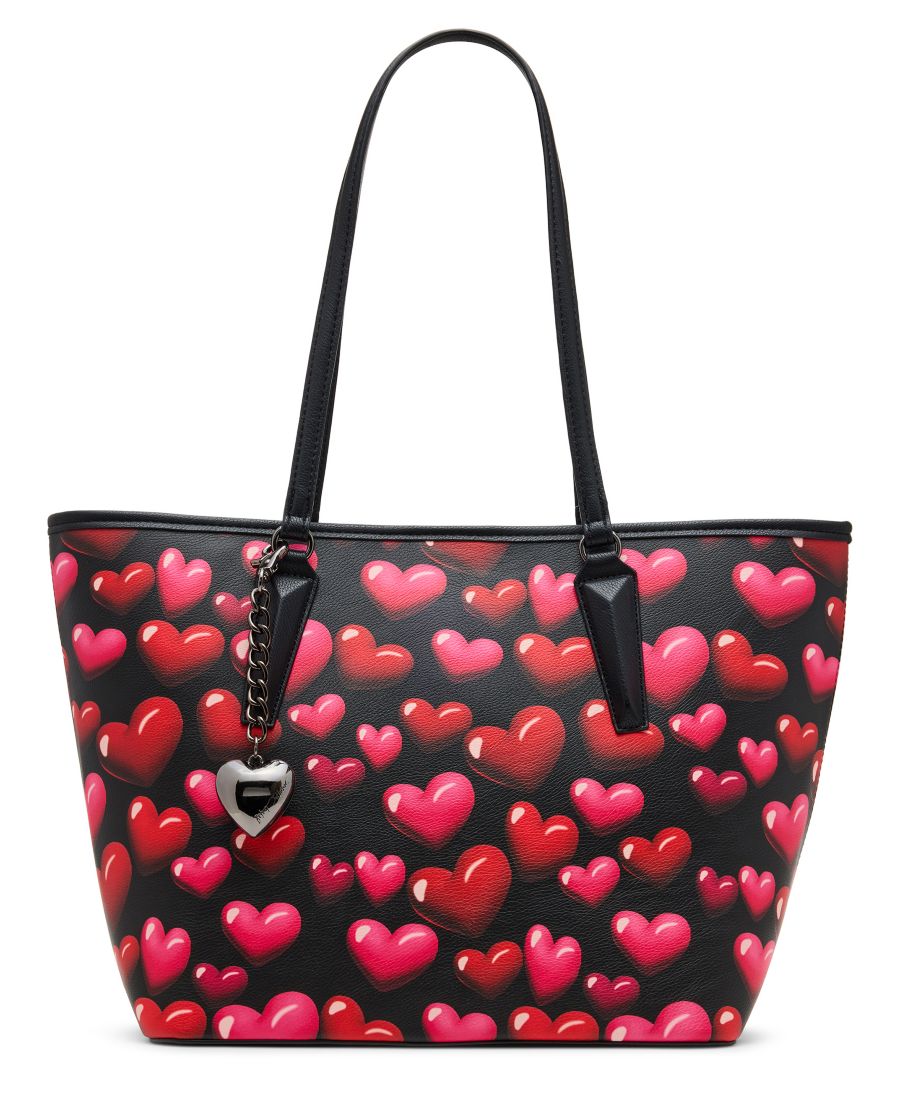 Сумка-тоут среднего размера Bubble Hearts Betsey Johnson, Black/Multi
Сумка-тоут среднего размера Bubble Hearts Betsey Johnson, Black/Multi