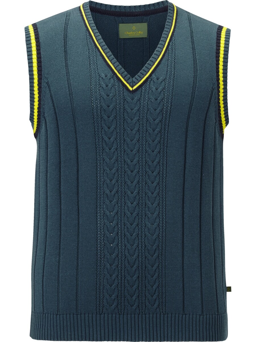 Жилет-свитер Charles Colby Earl Charles, синий
Жилет-свитер Charles Colby Earl Charles, синий