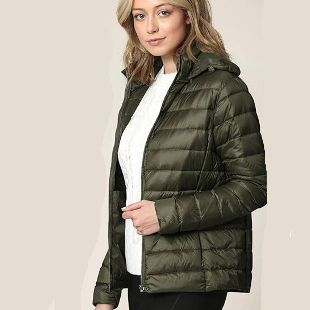 Легкий пуховик с капюшоном Made By Johnny, хаки
Легкий пуховик с капюшоном Made By Johnny, хаки