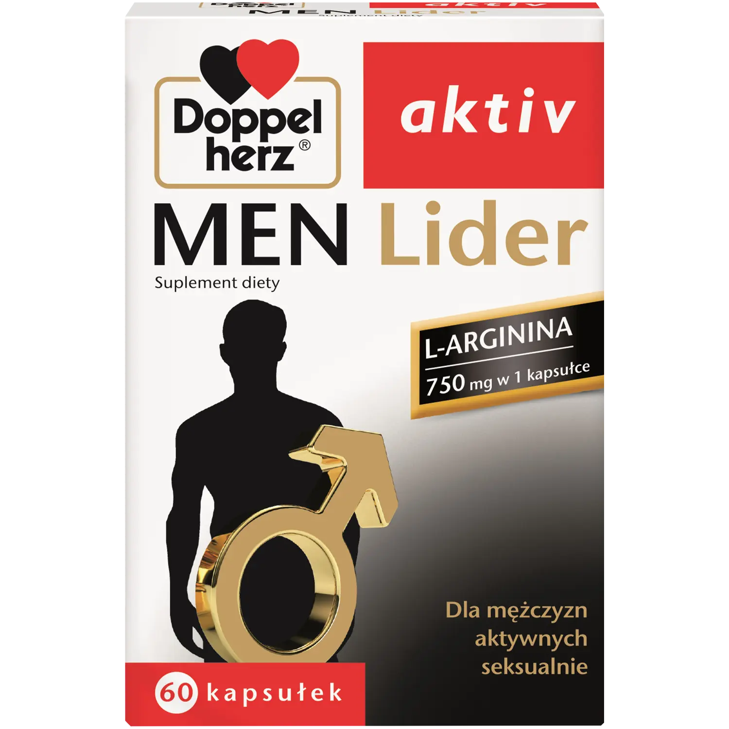 Doppelherz Aktiv Men Lider биологически активная добавка, 60 капсул/1 упаковка