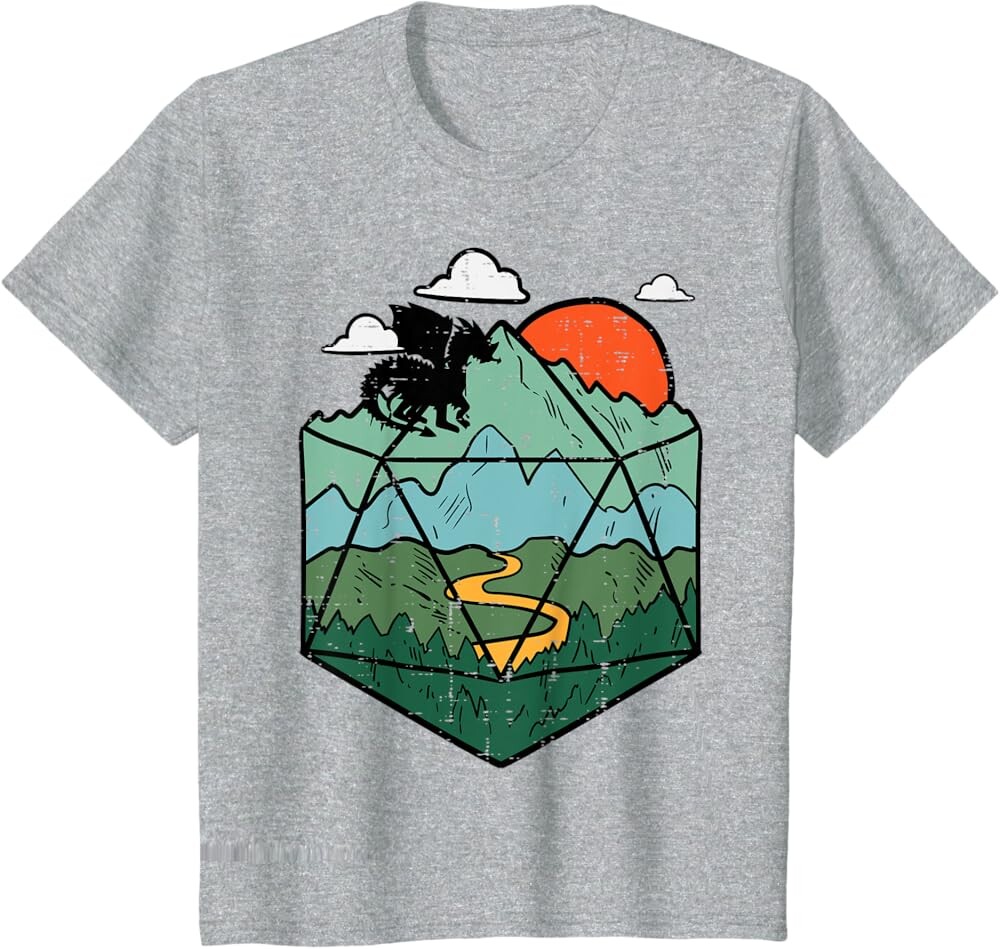 Детская футболка RPG Mountain Gamer, светло-серый
Детская футболка RPG Mountain Gamer, светло-серый