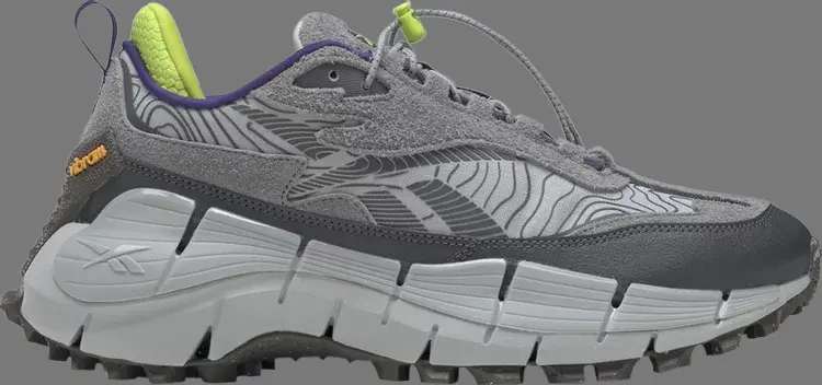 Кроссовки zig kinetica 2.5 edge 'grey lime' Reebok, серый 
Кроссовки zig kinetica 2.5 edge 'grey lime' Reebok, серый