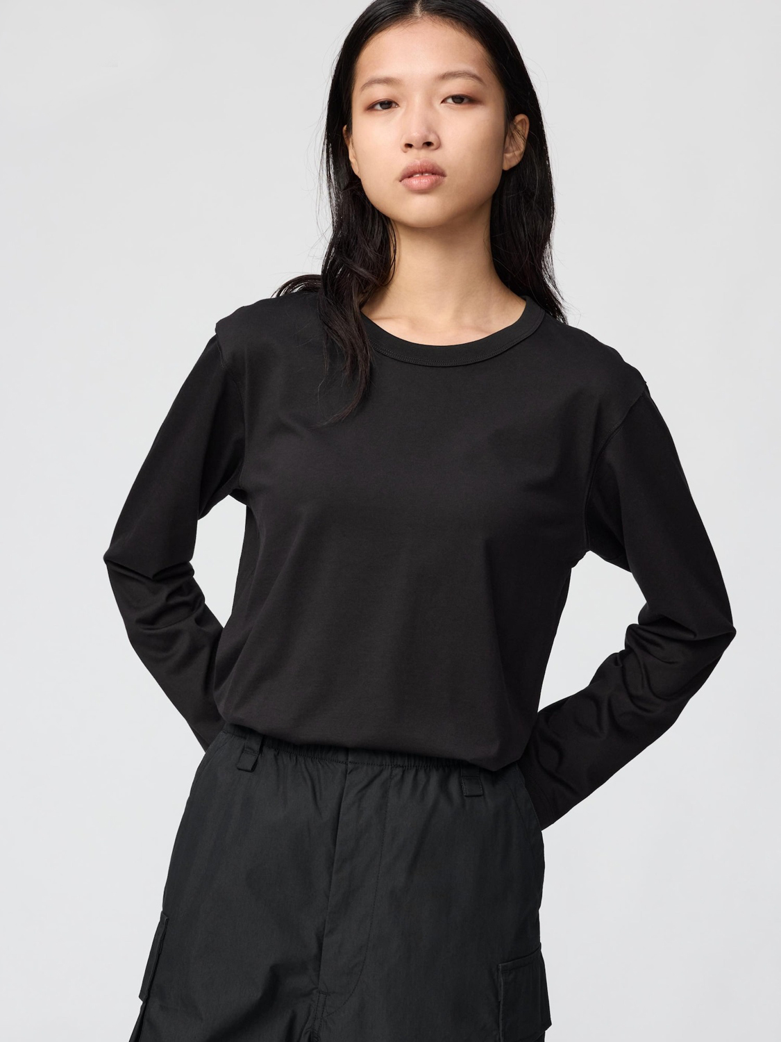 Лонгслив Uniqlo Supima Cotton, 09 черный
Лонгслив Uniqlo Supima Cotton, 09 черный