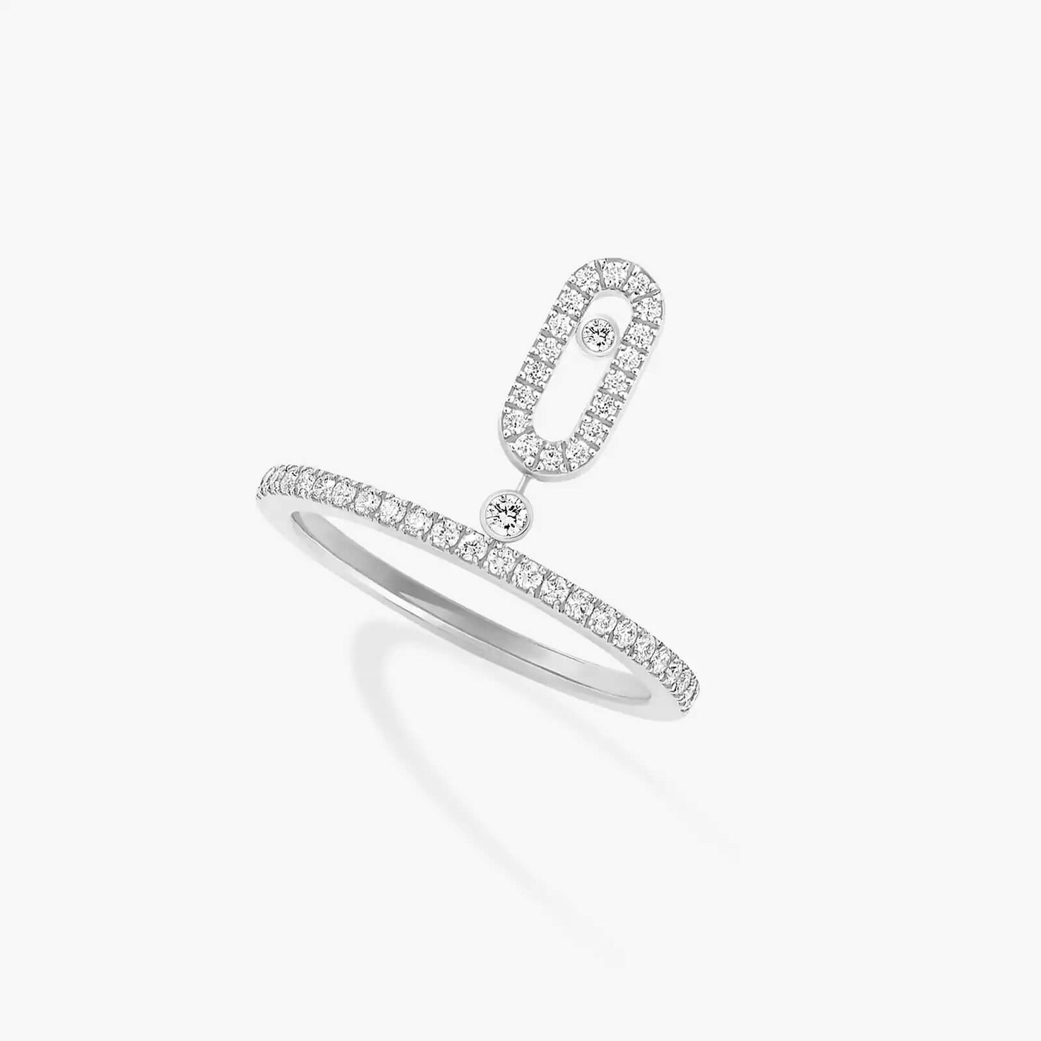 Кольцо Messika Move Uno Pavé Drop, белое золото/бриллианты
Кольцо Messika Move Uno Pavé Drop, белое золото/бриллианты