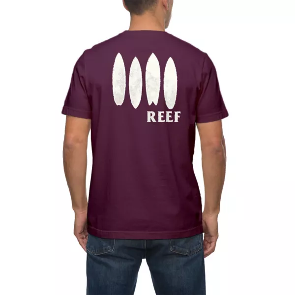 Мужская футболка Pettibon с принтом Reef, бургундия
Мужская футболка Pettibon с принтом Reef, бургундия