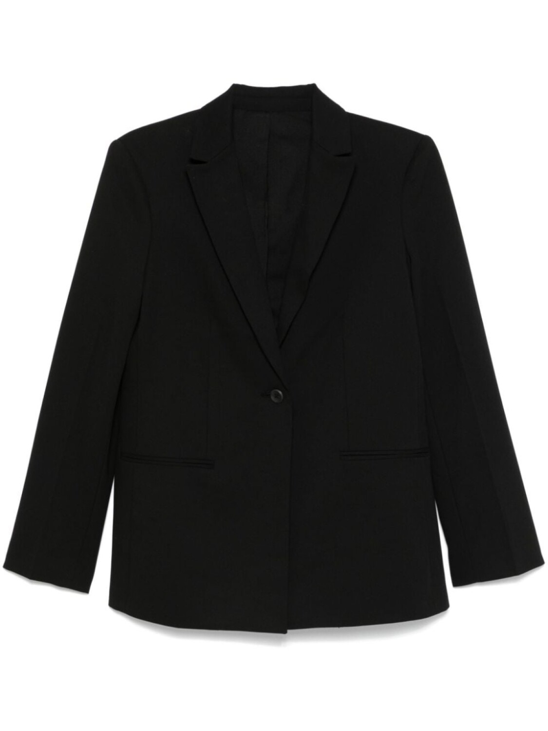 Calvin Klein креповый блейзер, черный
Calvin Klein креповый блейзер, черный