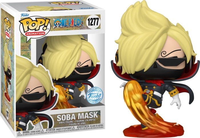 Funko POP!, коллекционная фигурка, One Piece: Soba Mask w/CH
Funko POP!, коллекционная фигурка, One Piece: Soba Mask w/CH