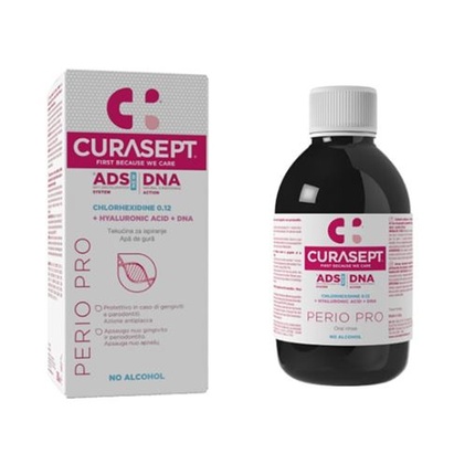 Curasept Ads Dna Perio Pro Ополаскиватель для полости рта Хлоргексидин 0,12% - 200 мл Curaprox
Curasept Ads Dna Perio Pro Ополаскиватель для полости рта Хлоргексидин 0,12% - 200 мл Curaprox