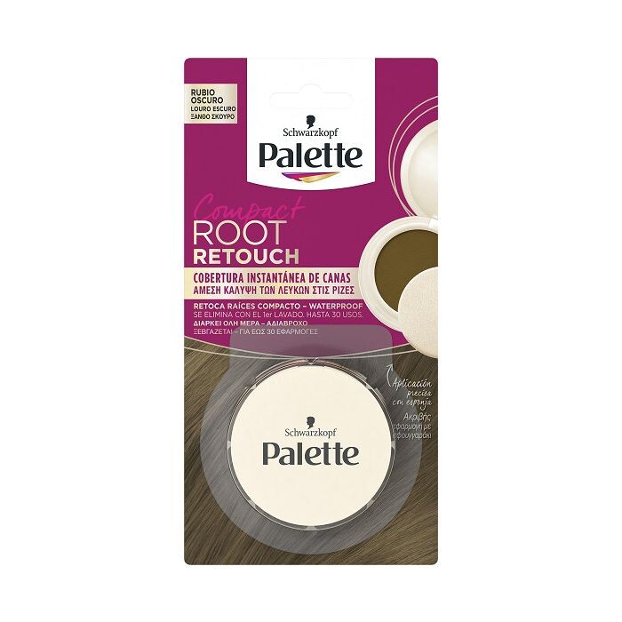 Спонж Retoca Raíces Compacto Palette Compact Root Retouch Schwarzkopf, Rubio Oscuro
Спонж Retoca Raíces Compacto Palette Compact Root Retouch Schwarzkopf, Rubio Oscuro